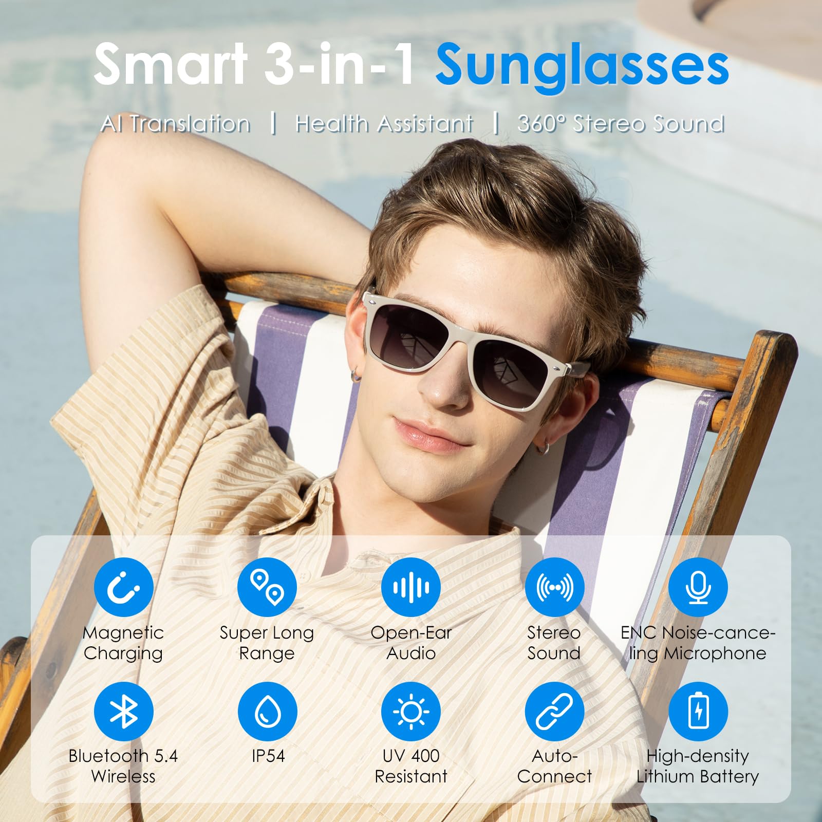 GPTForged, Ai Glasses, Ai Smart Glasses, Smart Glasses, Translation, Buy Now, Shop Now, Sale