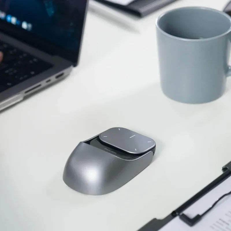 AI recording mouse, presentation mouse with laser, air gesture mouse, ChatGPT mouse, smart presentation clicker, wireless laser pointer mouse
