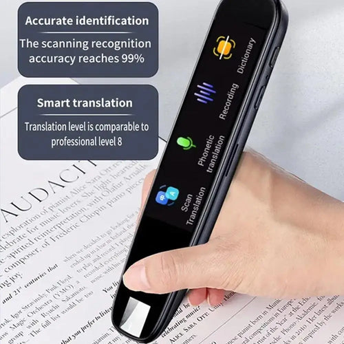 AI smart pen scanner for text-to-speech, OCR scanning, photo translation, and real-time voice translation. Ideal for students, travelers, and dyslexia support. GPT, GPTForged.