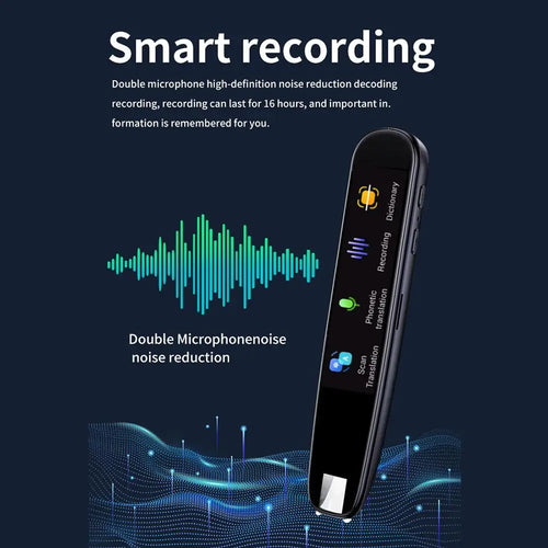 AI scanner pen, OCR translation pen, text to speech pen, dyslexia reading pen, portable translator pen, study aid pen